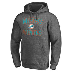 Miami Dolphins Victory Arch Pullover Hoodie - Charcoal Hoodies