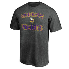 Minnesota Vikings Victory Arch T-Shirt - Heather Charcoal T-shirts