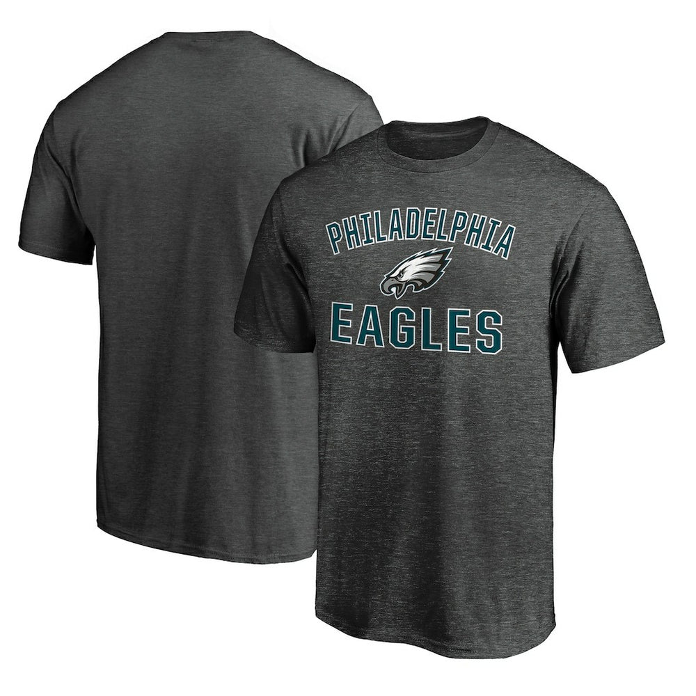 Philadelphia Eagles Victory Arch T-Shirt - Heather Charcoal T-shirts