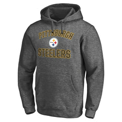 Pittsburgh Steelers Victory Arch Pullover Hoodie - Charcoal Hoodies