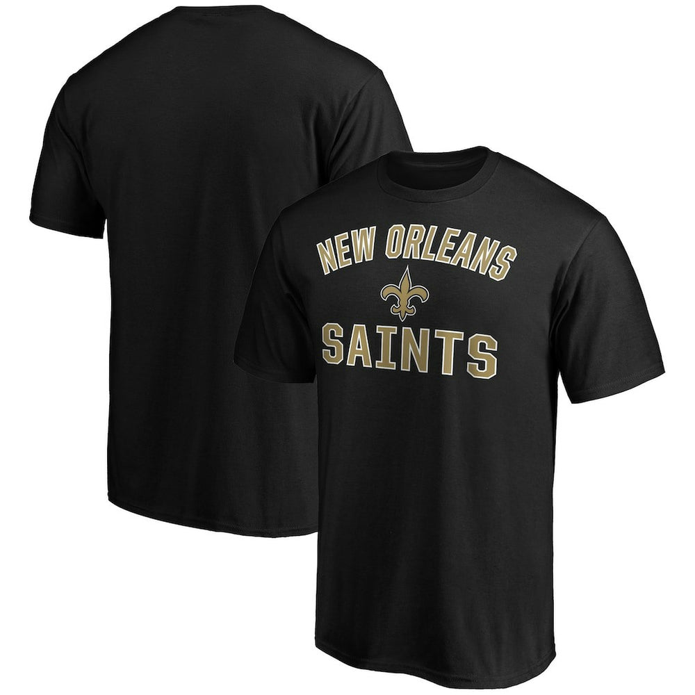 New Orleans Saints Victory Arch T-Shirt - Black T-shirts
