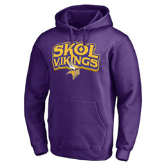 Minnesota Vikings Hometown Collection Sweep Pullover Hoodie - Purple Hoodies
