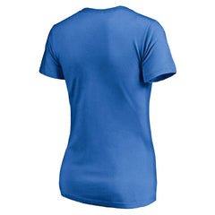 Los Angeles Chargers Women's Hometown Collection Go Bolts V-Neck T-Shirt - Powder Blue T-shirts