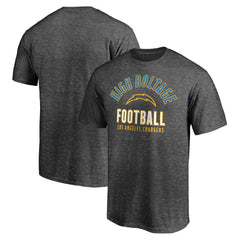 Los Angeles Chargers Nickname Arc T-Shirt - Charcoal T-shirts