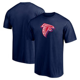Atlanta Falcons Red White and Team T-Shirt - Navy T-shirts