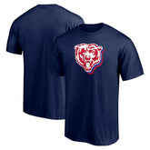 Chicago Bears Red White and Team T-Shirt - Navy T-shirts