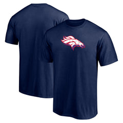 Denver Broncos Red White and Team T-Shirt - Navy T-shirts