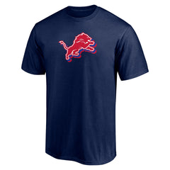Detroit Lions Red White and Team T-Shirt - Navy T-shirts