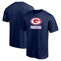 Green Bay Packers Red White and Team T-Shirt - Navy T-shirts