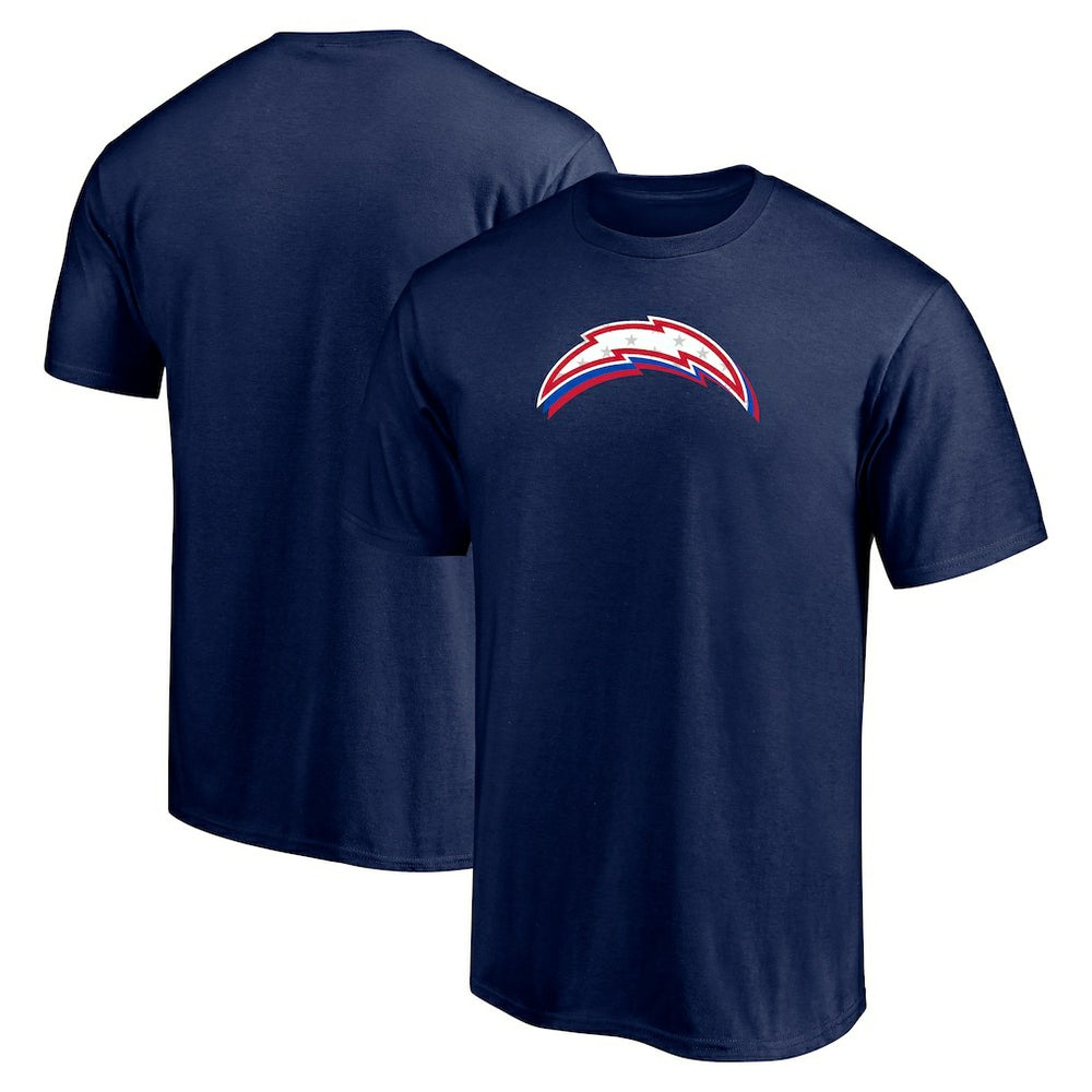 Los Angeles Chargers Red White and Team T-Shirt - Navy T-shirts
