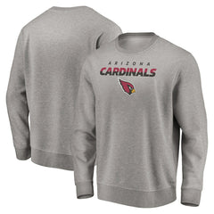 Arizona Cardinals Elevate Play Pullover Sweatshirt - Gray Pullover