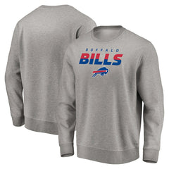 Buffalo Bills Elevate Play Pullover Sweatshirt - Gray Pullover