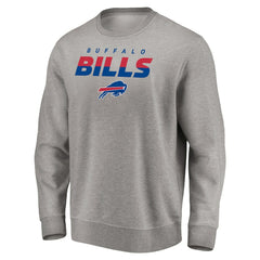 Buffalo Bills Elevate Play Pullover Sweatshirt - Gray Pullover