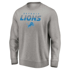 Detroit Lions Elevate Play Pullover Sweatshirt - Gray Pullover