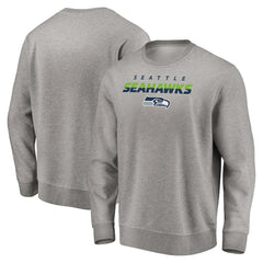 Seattle Seahawks Elevate Play Pullover Sweatshirt - Gray Pullover