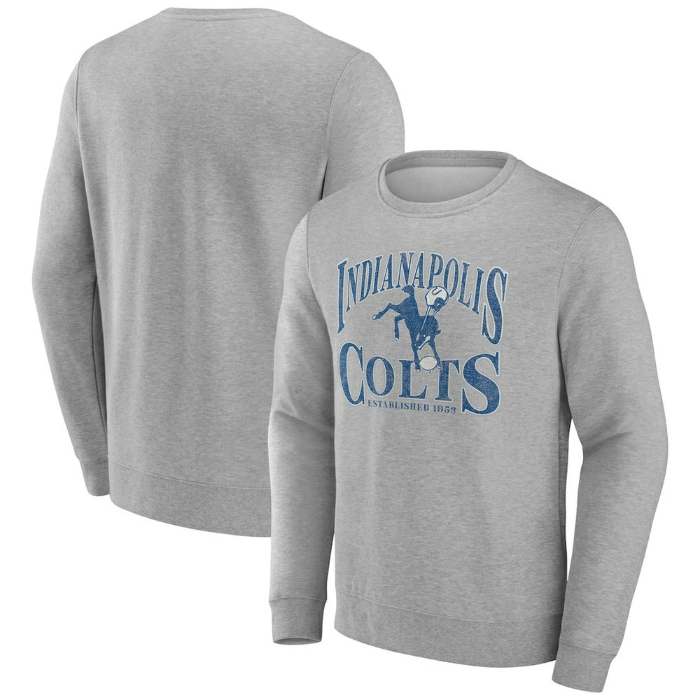 Indianapolis Colts Playability Pullover Sweatshirt - Gray Pullover