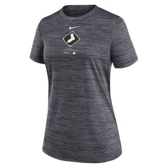 Chicago White Sox Nike Women's City Connect Practice Velocity T-Shirt - Charcoal T-shirts