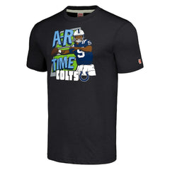Anthony Richardson Sr. Indianapolis Colts Homage Unisex Caricature Player Tri-Blend T-Shirt - Charcoal T-shirts