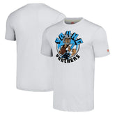Bryce Young Carolina Panthers Homage Unisex Caricature Player Tri-Blend T-Shirt - Ash T-shirts