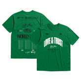 Boston Celtics Bleacher Report x Unisex World Tour T-Shirt Kelly Green - Mitchell & Ness outlet