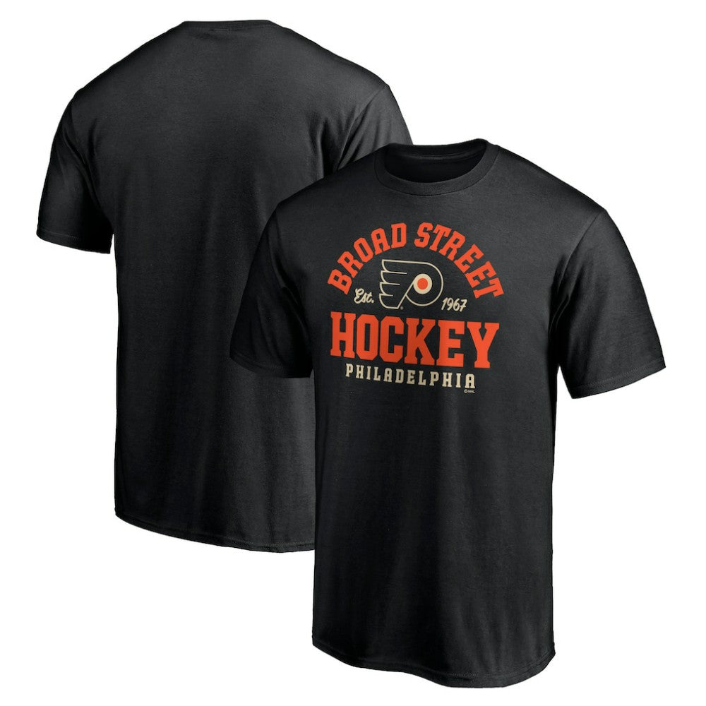 Philadelphia Flyers Hometown Collection Broad Street T-Shirt - Black | US 200131567