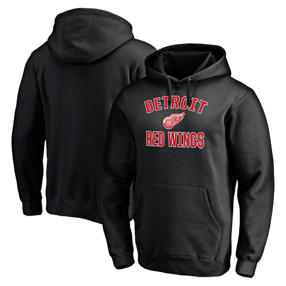 Detroit Red Wings Victory Arch Pullover Hoodie - Black | US 200131577