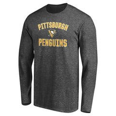 Pittsburgh Penguins Victory Arch Long Sleeve T-Shirt - Charcoal | US 200131607