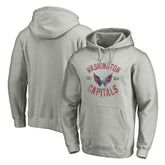 Washington Capitals Heritage Pullover Hoodie - Heather Gray | US 200131657
