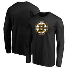 Boston Bruins Primary Logo Long Sleeve T-Shirt - Black | US 200131720
