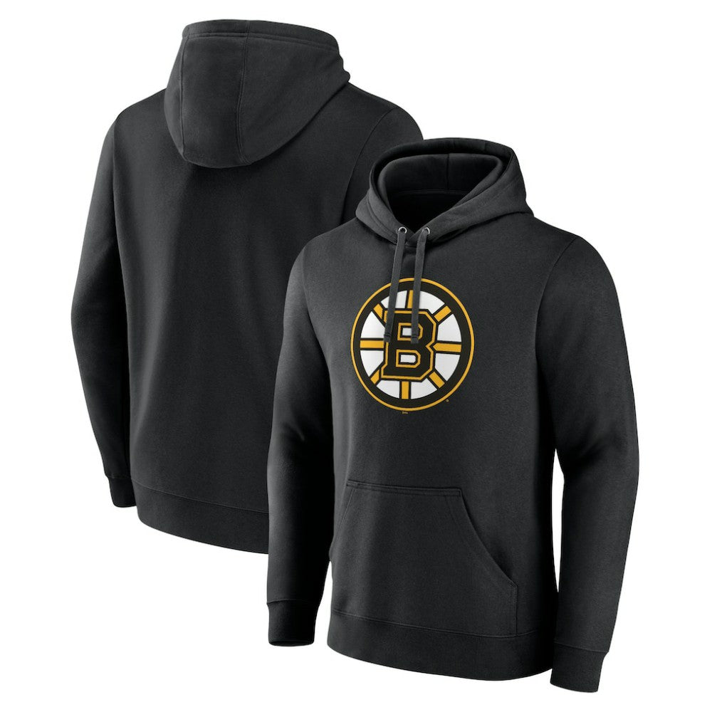 Boston Bruins Primary Logo Pullover Hoodie - Black | US 200131721