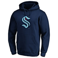 Seattle Kraken Primary Logo Pullover Hoodie - Deep Sea Blue | US 200131729