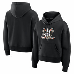 Anaheim Ducks Fanatics Women's Essential Hoodie - Black | US 2001332886