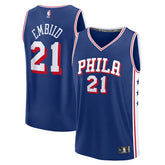 Joel Embiid Philadelphia 76ers Fast Break Replica Jersey Icon Edition Royal - Fanatics