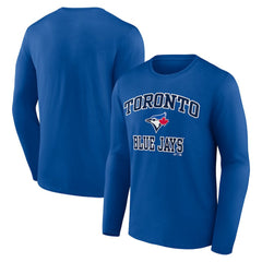 Toronto Blue Jays Logo Athletic Heart & Soul Long Sleeve T-Shirt - Royal T-shirts