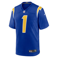 Quentin Johnston Los Angeles Chargers Alternate Game Jersey - Royal Jerseys
