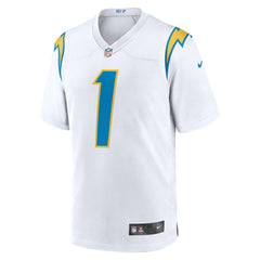 Quentin Johnston Los Angeles Chargers Away Game Jersey - White Jerseys