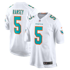Jalen Ramsey Miami Dolphins Away Game Jersey - White Jerseys