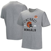 Cincinnati Bengals Tackle Adaptive T-Shirt - Gray T-shirts