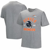 Denver Broncos Tackle Adaptive T-Shirt - Gray T-shirts
