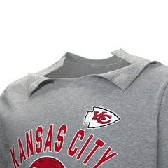Kansas City Chiefs Tackle Adaptive T-Shirt - Gray T-shirts