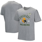 Green Bay Packers Tackle Adaptive T-Shirt - Gray T-shirts