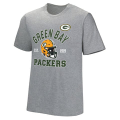 Green Bay Packers Tackle Adaptive T-Shirt - Gray T-shirts