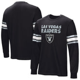 Las Vegas Raiders Hands Off Long Sleeve Adaptive T-Shirt - Black T-shirts