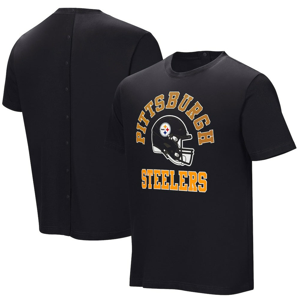 Pittsburgh Steelers Field Goal Assisted T-Shirt - Black T-shirts
