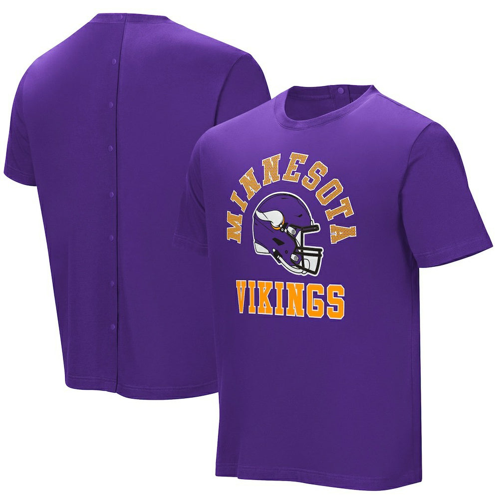 Minnesota Vikings Field Goal Assisted T-Shirt - Purple T-shirts