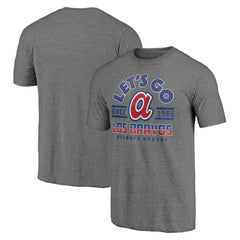 Atlanta Braves Hometown Collection The Bravos Tri-Blend T-Shirt - Heather Gray T-shirts