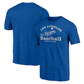 Los Angeles Dodgers Cooperstown Collection Our Game Tri-Blend T-Shirt - Heather Royal T-shirts