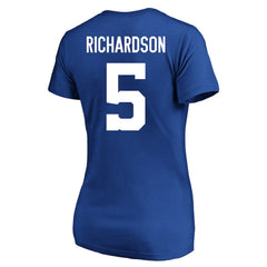 Anthony Richardson Indianapolis Colts Women's Plus Size Fair Catch Name & Number Scoop Neck T-Shirt - Royal T-shirts