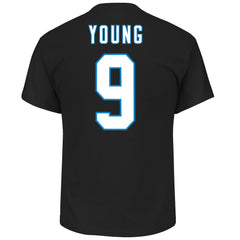 Bryce Young Carolina Panthers Big & Tall Player Name & Number T-Shirt - Black T-shirts