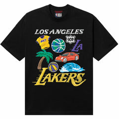 Los Angeles Lakers NBA x MARKET Unisex Claymation T-Shirt Black